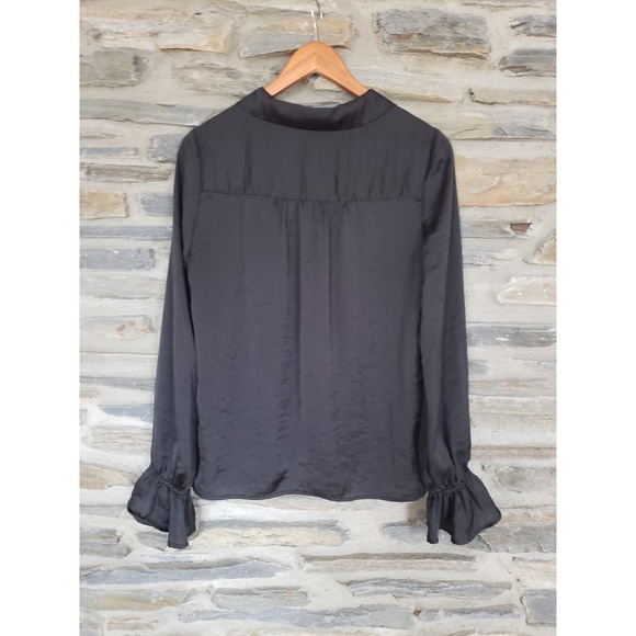 Paige Flowy Black Blouse XS - Picture 4 of 4